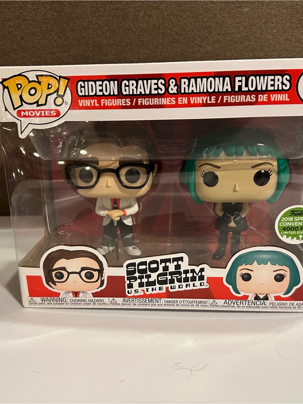 Funko Pop! Vinyl: Scott Pilgrim - Gideon Graves & Ramona Flowers - 2 Pack